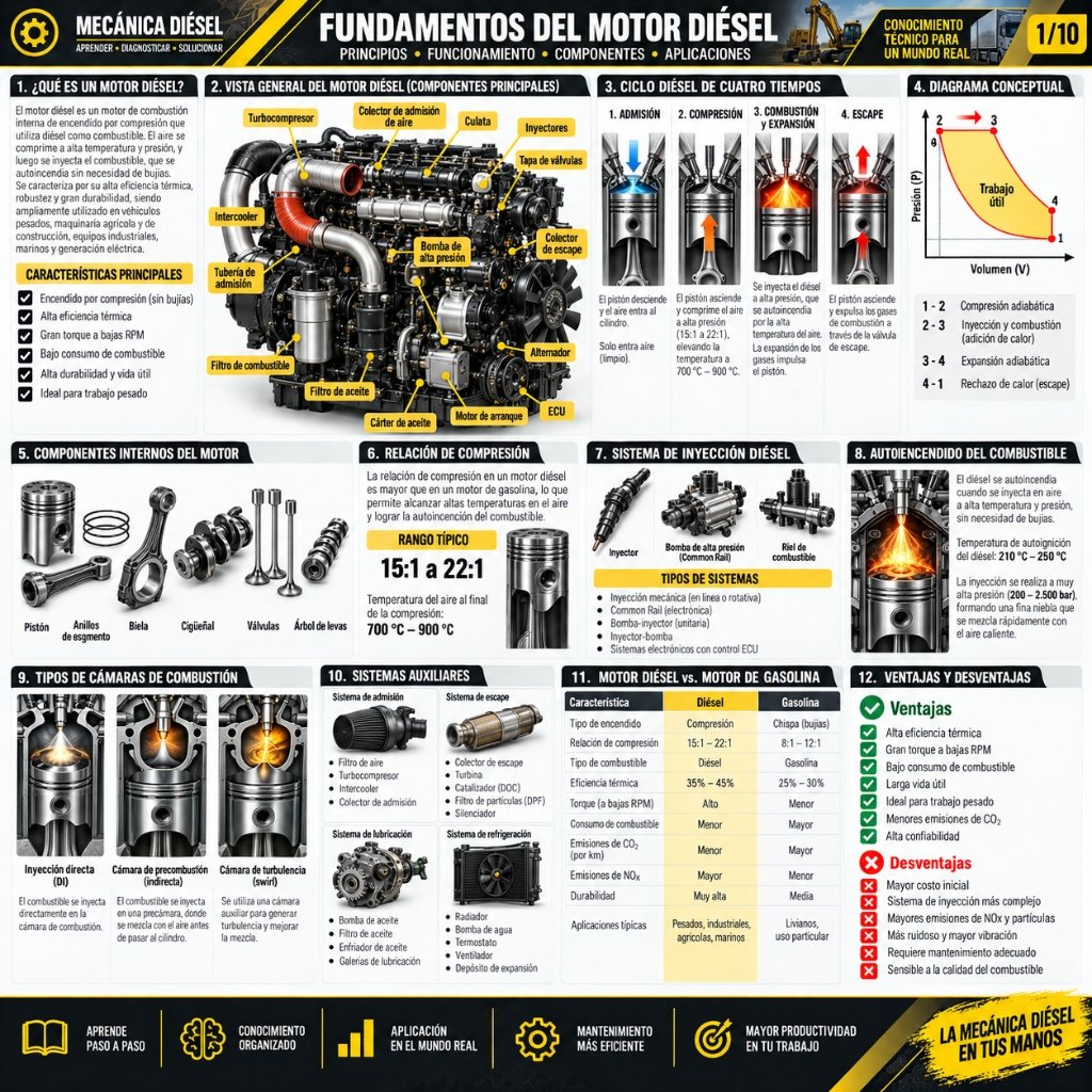 Fundamentos del Motor Diésel